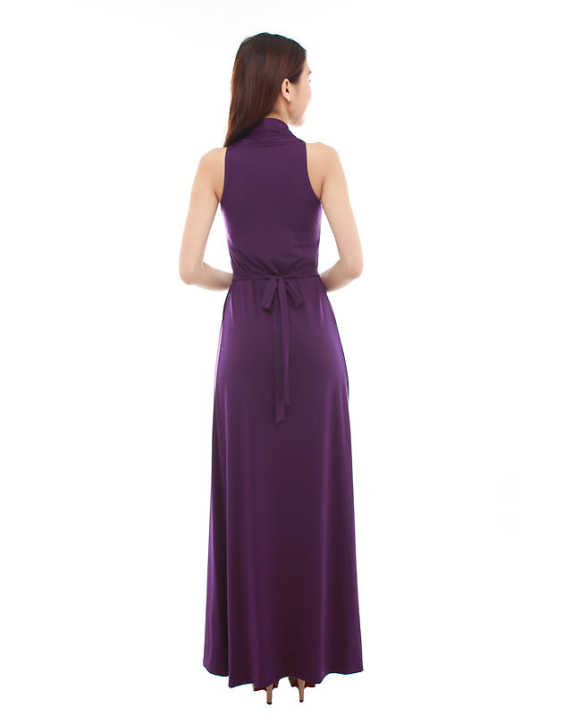 Marilyn Maxi Dress in Velvet Purple